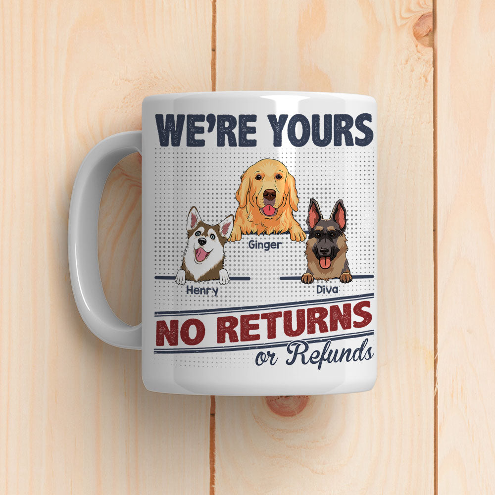 I Am Yours - Exquisite Personalized Custom Coffee Mug for Pet Lovers