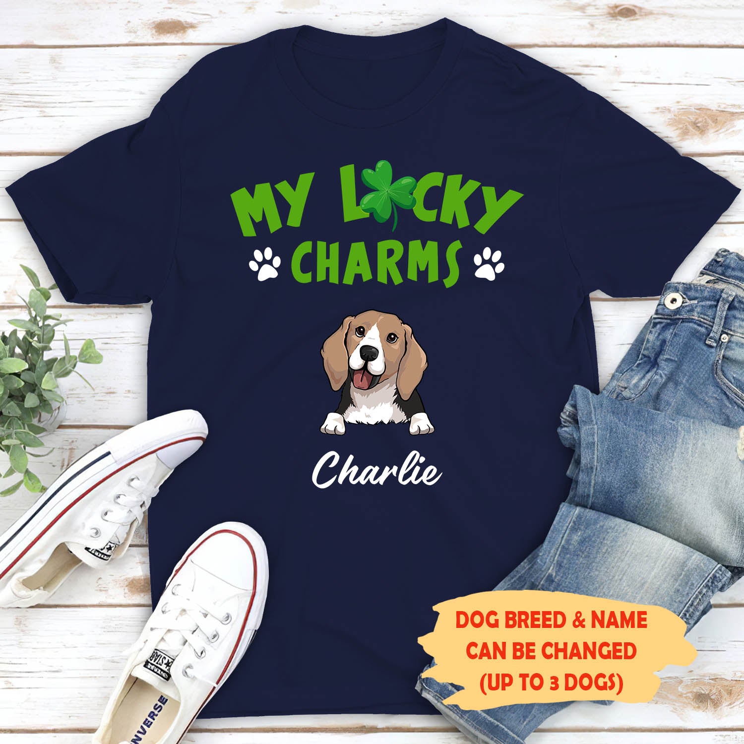 Personalized Unisex Lucky Charms T-shirt - Ideal Gift for Pet Lovers