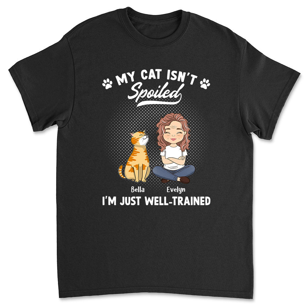 Spoiled Cat - Customizable Unisex Personalized T - shirt for Pet Lovers