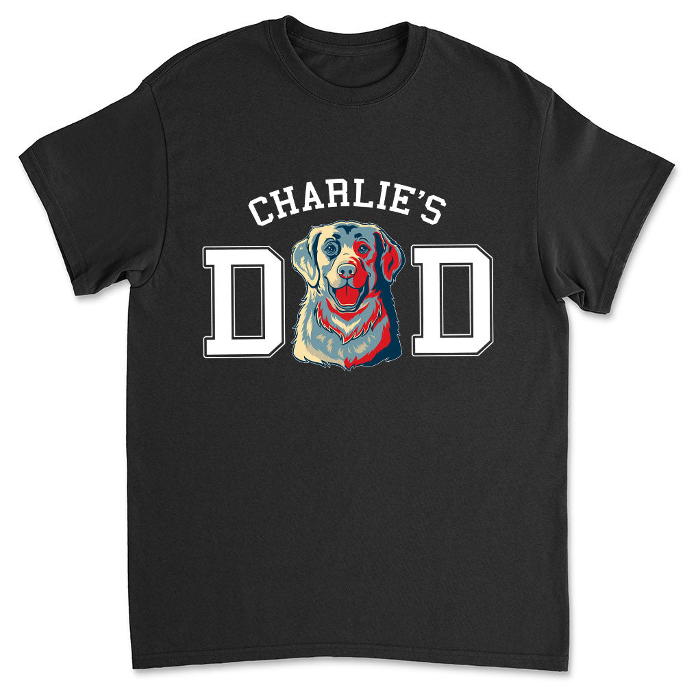 Personalized Custom Unisex 'Basic Dog Dad' T-shirt - Ideal Gift for Pet Lovers