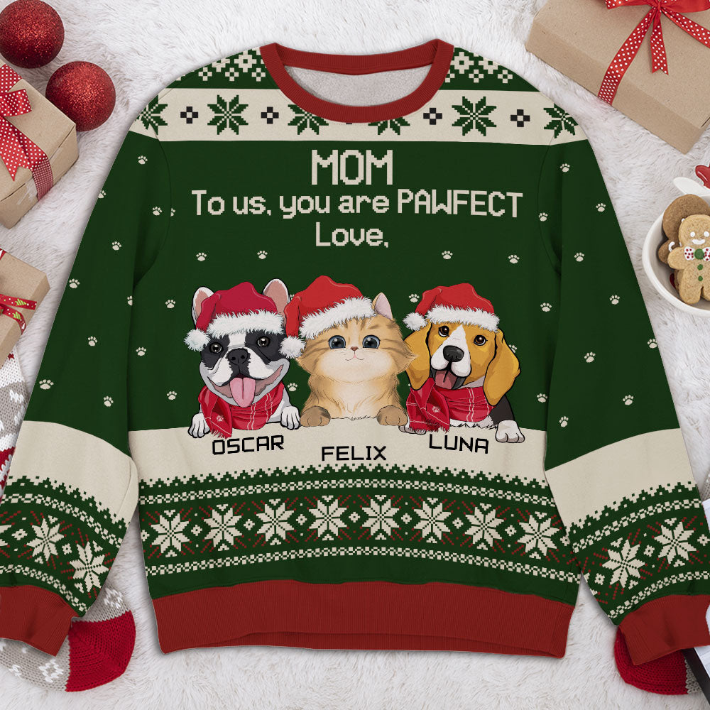 You Are Pawfect - Unique Personalized All-Over Print Sweatshirt for Pet Lovers