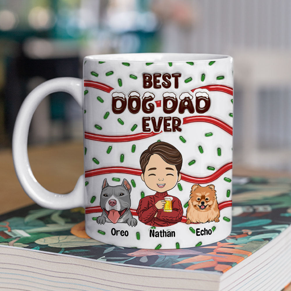 Top - Rated Personalized 3D Inflated Effect Mug for Dog Moms and Dads