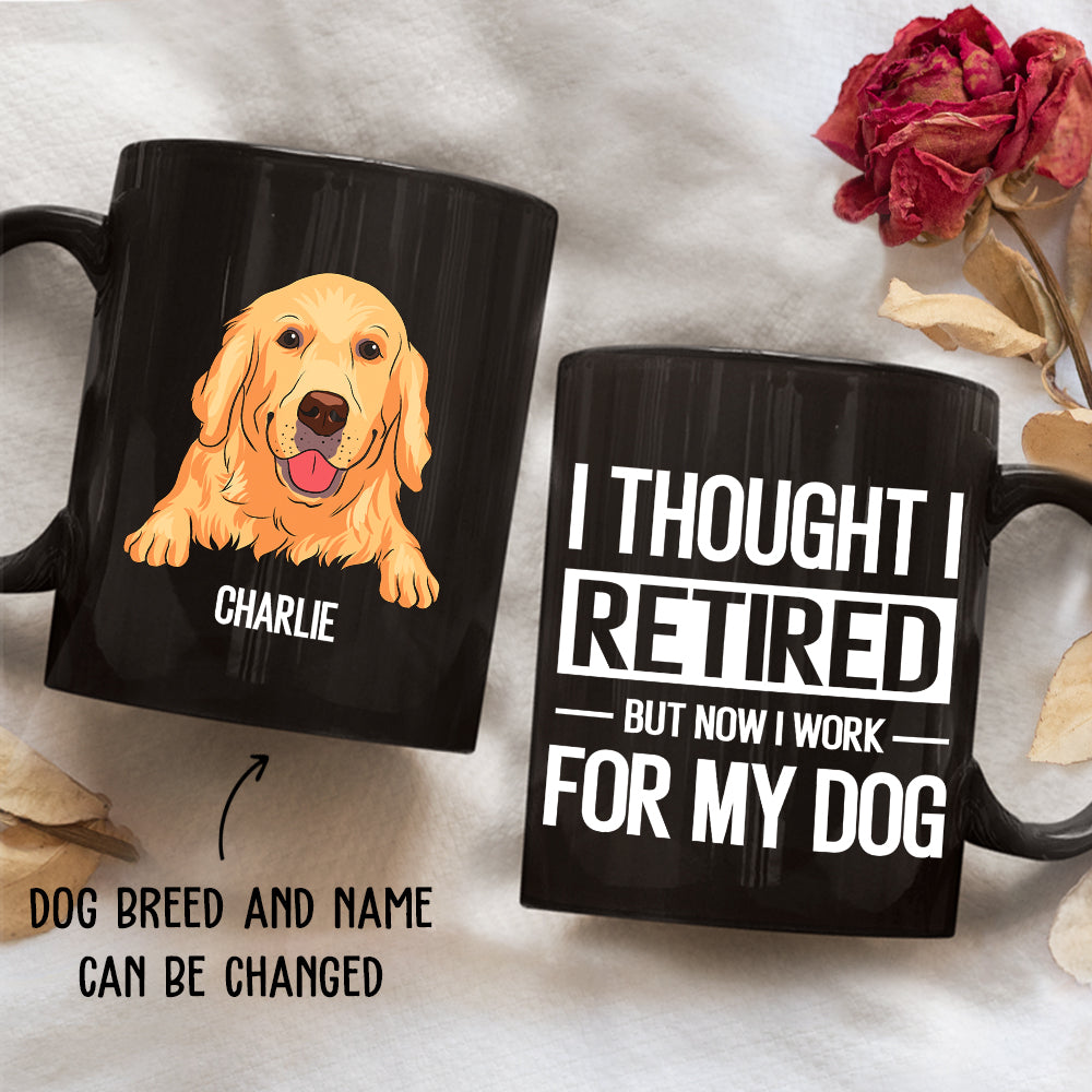 Customizable Personalized Coffee Mug - Ideal Gift for Dog Lovers