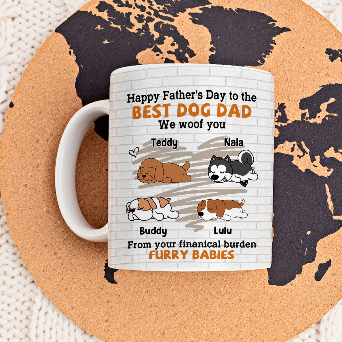 Personalized Furry Baby Custom Coffee Mug - Ideal Gift for Pet Lovers
