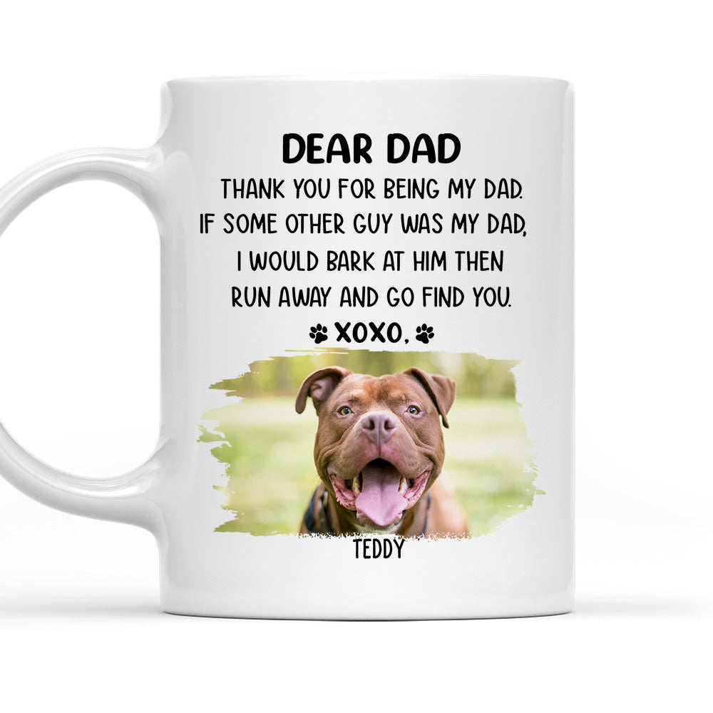 Dear Mom Xoxo - Personalized Custom Photo Coffee Mug for Pet Lovers