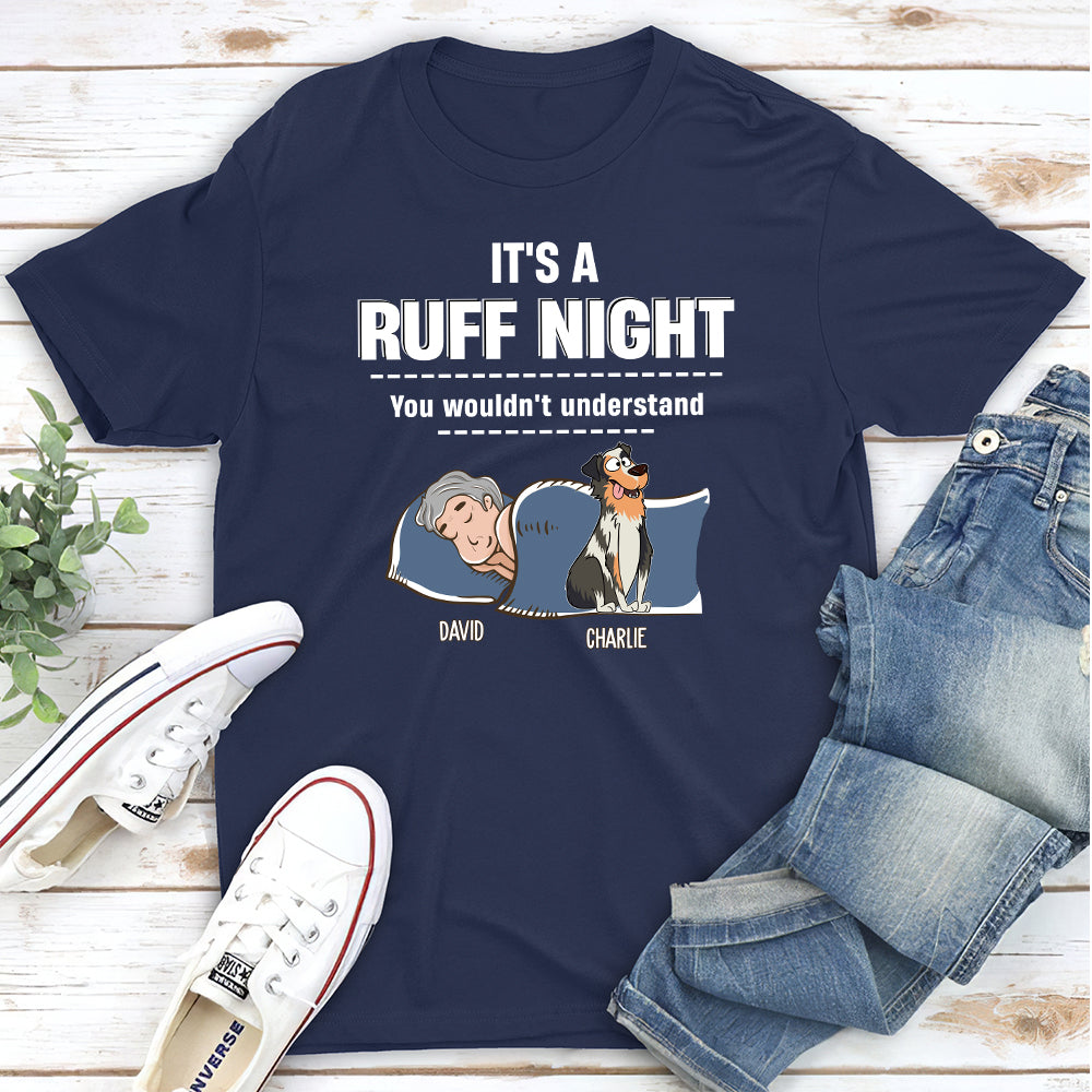 Ruff Night - Customizable Unisex Personalized Pet Lover T-shirt