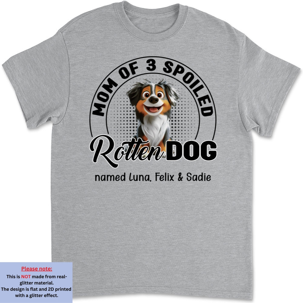 Adorable Customizable Unisex Dog Chibi Cartoon Personalized T-Shirt for Pet Lovers