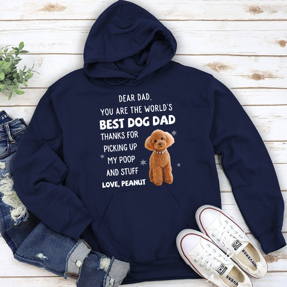 Personalized Thank You Dad/Mom Photo Custom Hoodie - Ideal Gift for All
