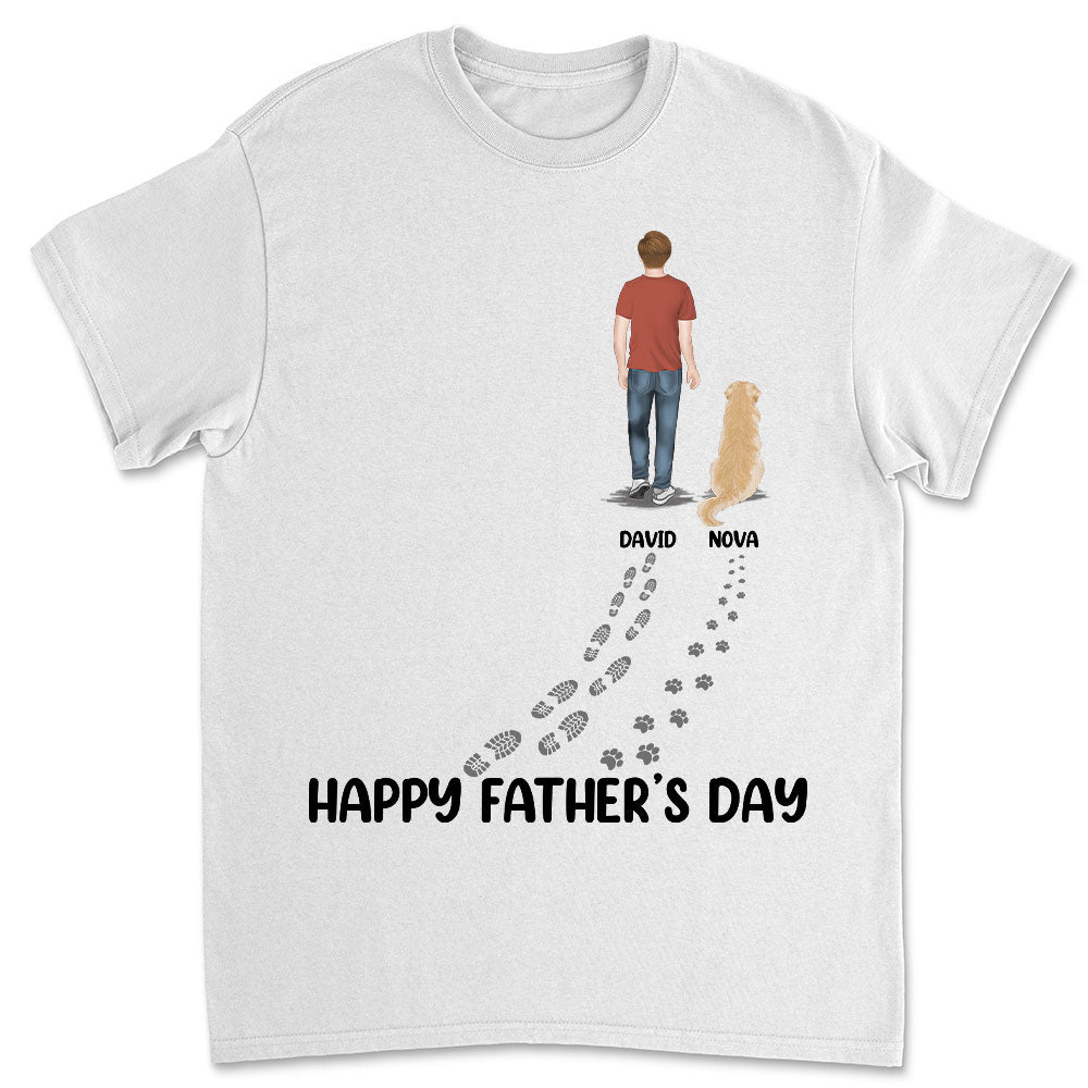 Personalized Unisex T-shirt: Ideal Gift for Dog Dads on Father's Day