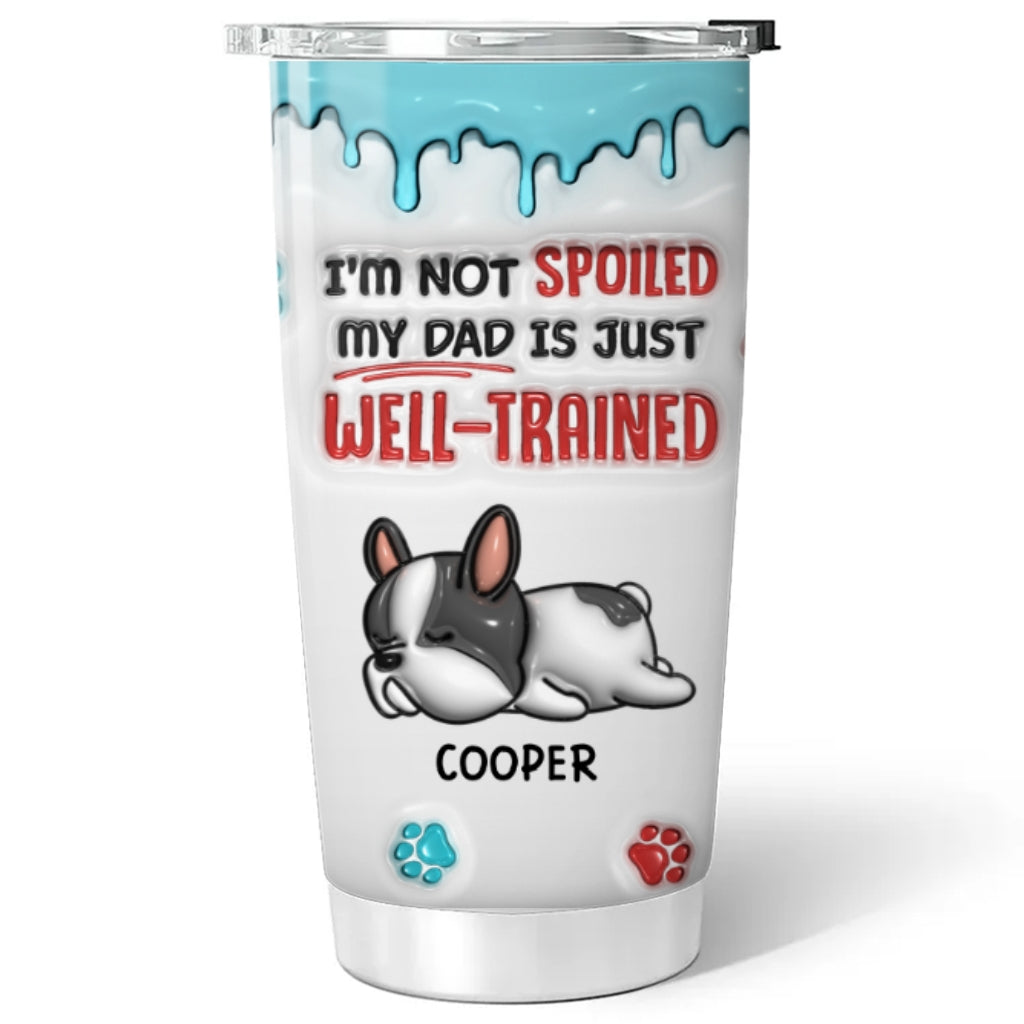 Well-Trained Personalized 3D Inflated Effect Custom Tumbler for All Occasions