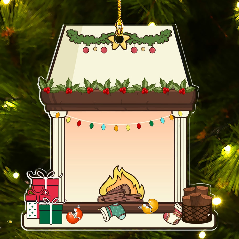 Customizable Personalized Acrylic Christmas Ornament - We Are Not Naughty Cats