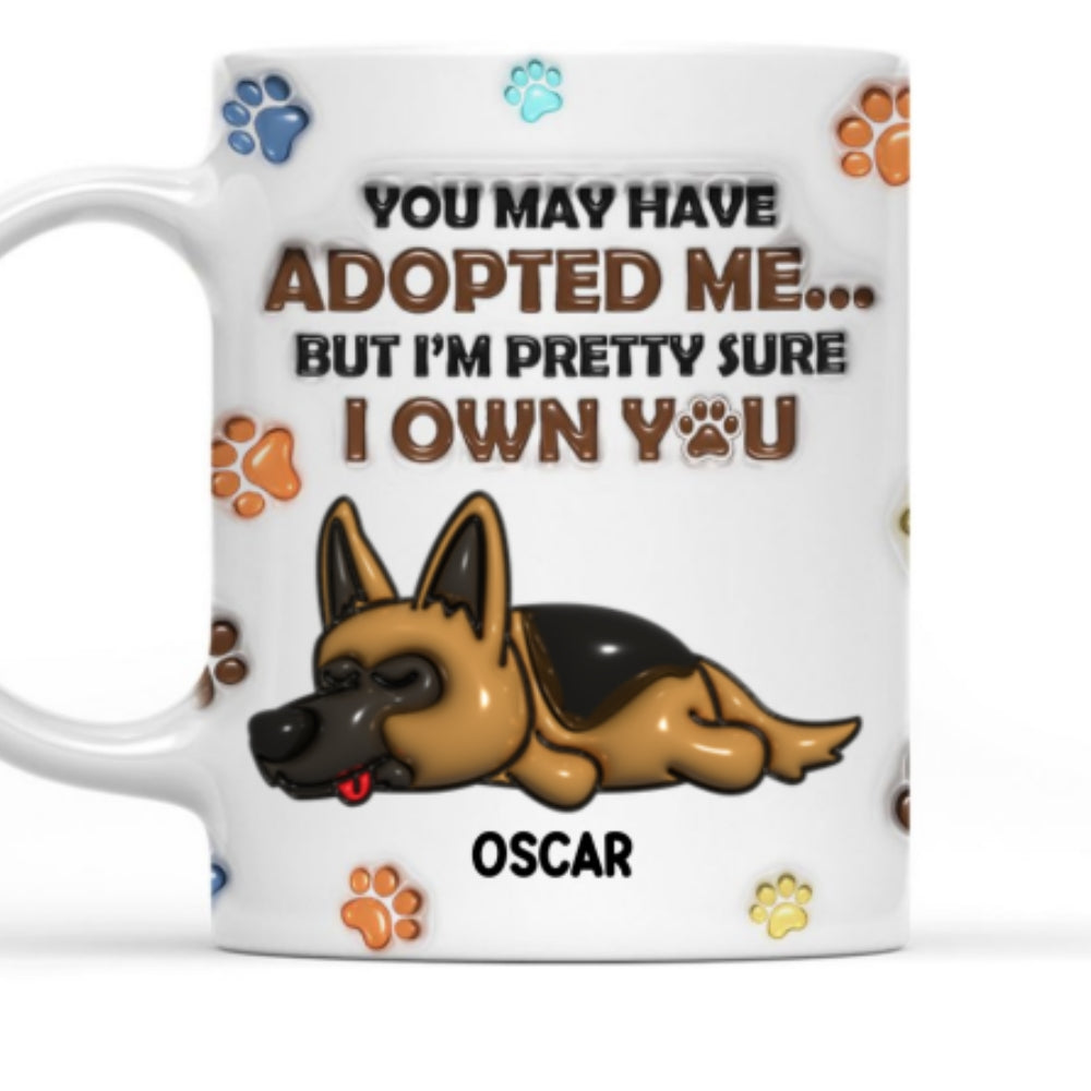 We Sure We Own You Version 2 - Stunning Personalized 3D Inflated Effect Ceramic Mug