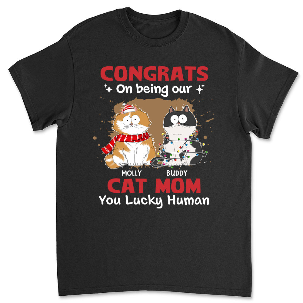 Lucky Human - Customizable Premium Personalized T-shirt for Pet Lovers