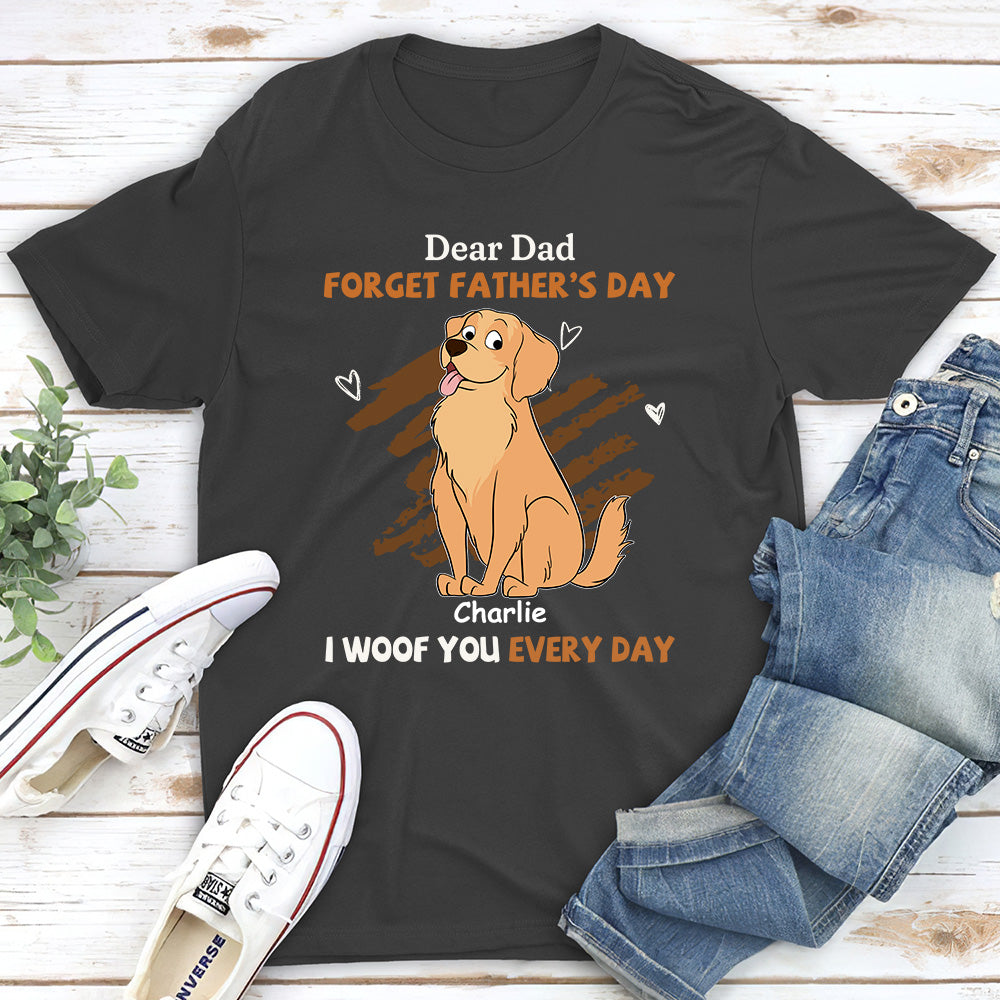 Daily Woof Love - Customizable Unisex Personalized T-shirt for Pet Lovers