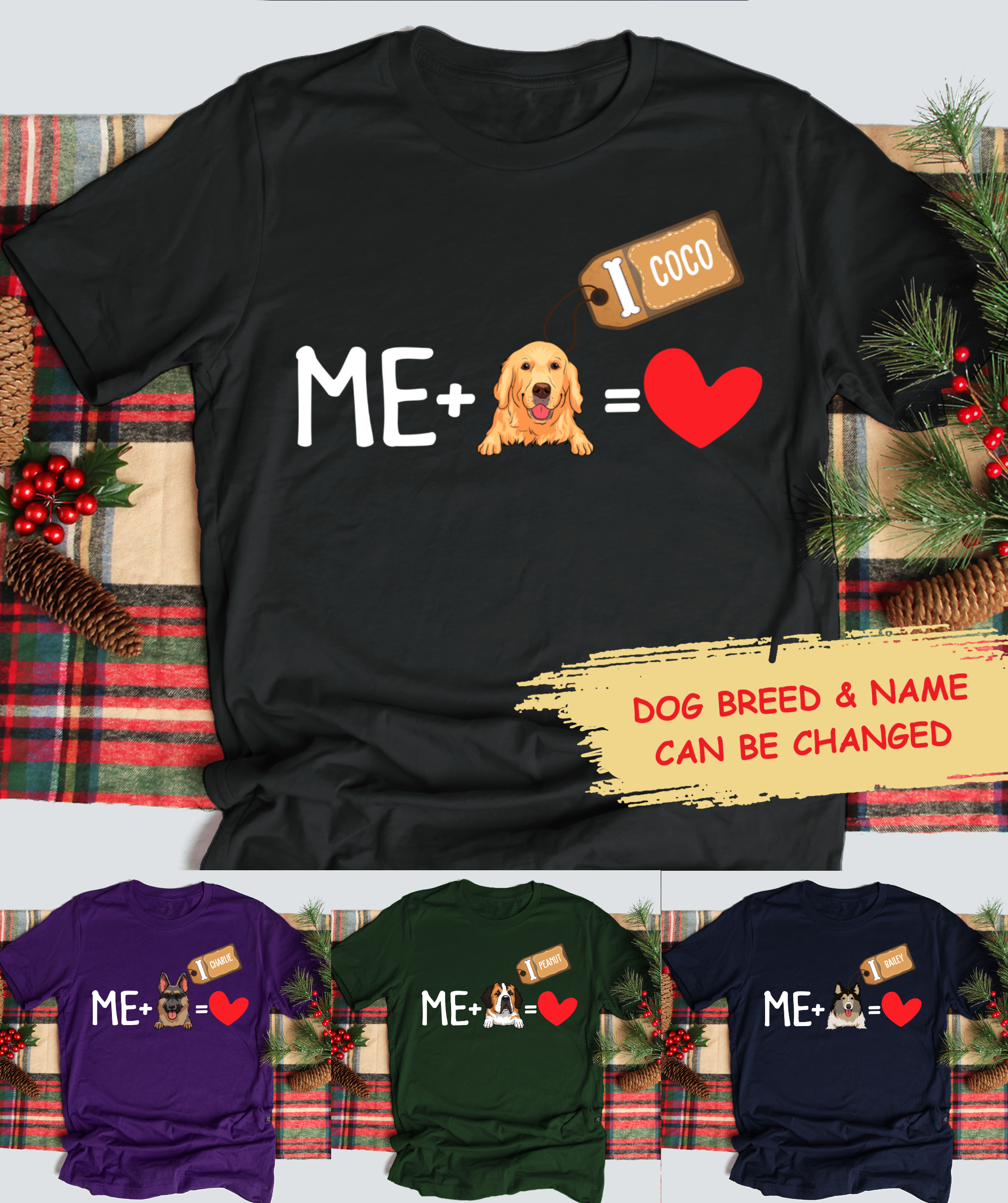 Me And My Dog - Exclusive Personalized Premium T-shirt for Pet Lovers