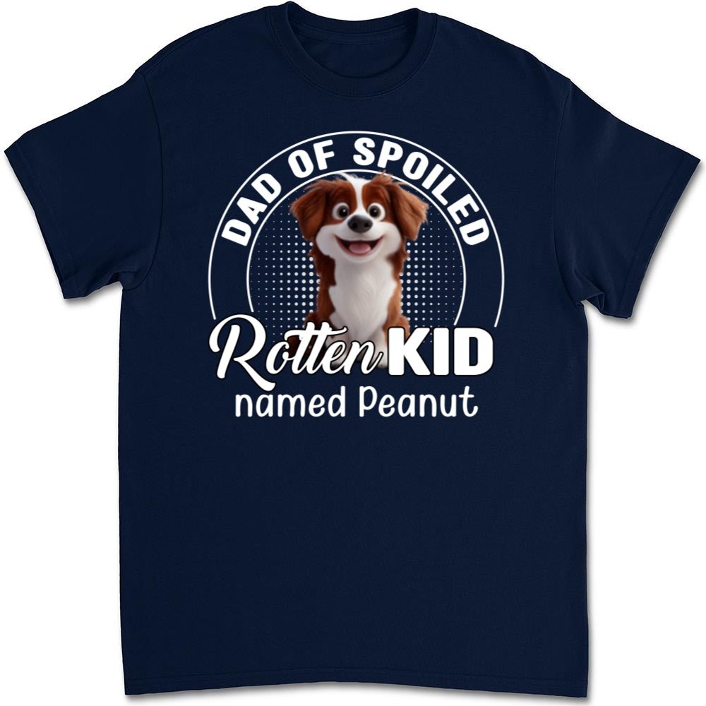 Spoiled Rotten Pet Chibi Cartoon Personalized Unisex T - shirt: Ideal Gift for Pet Lovers