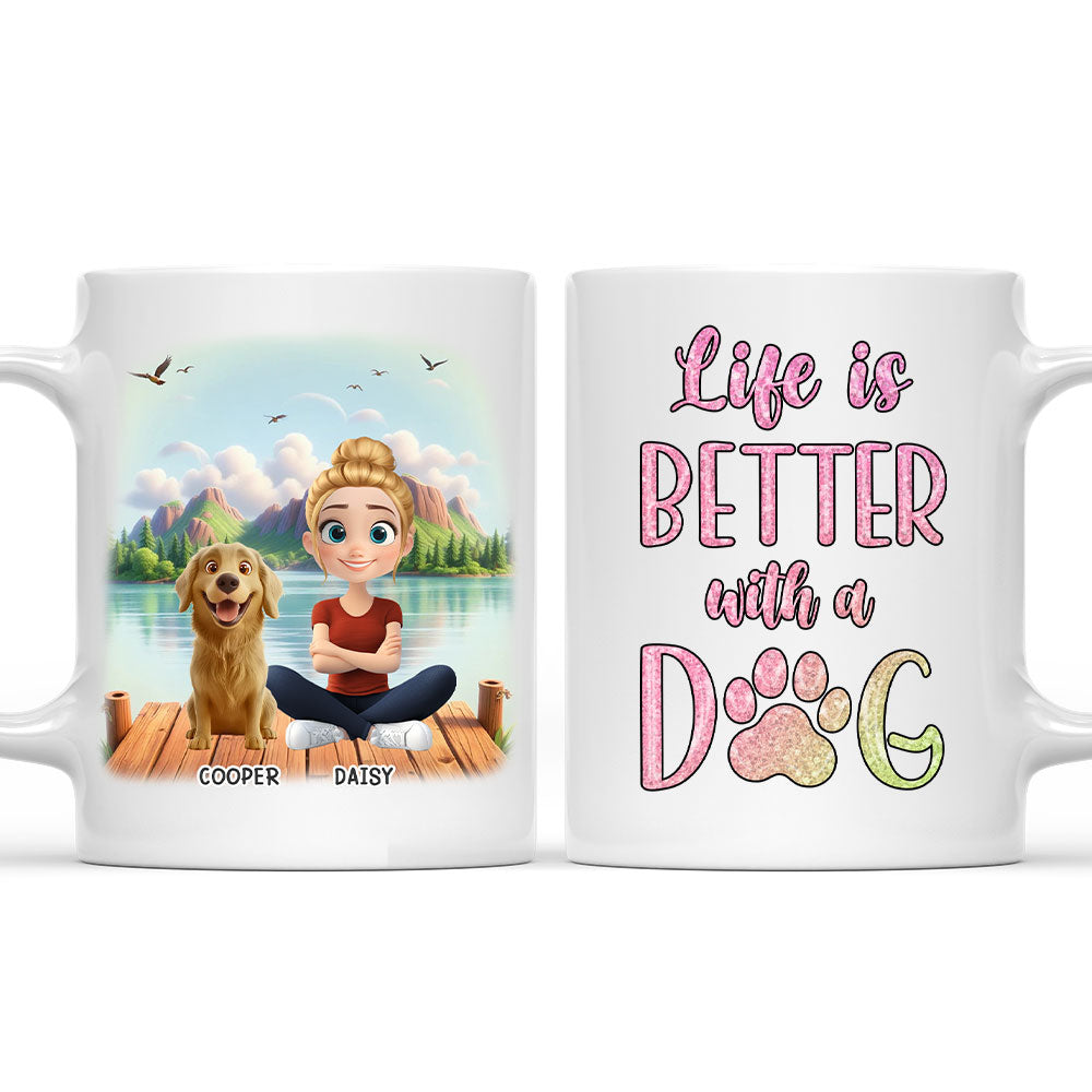 My Happy Place - Customizable Personalized Coffee Mug