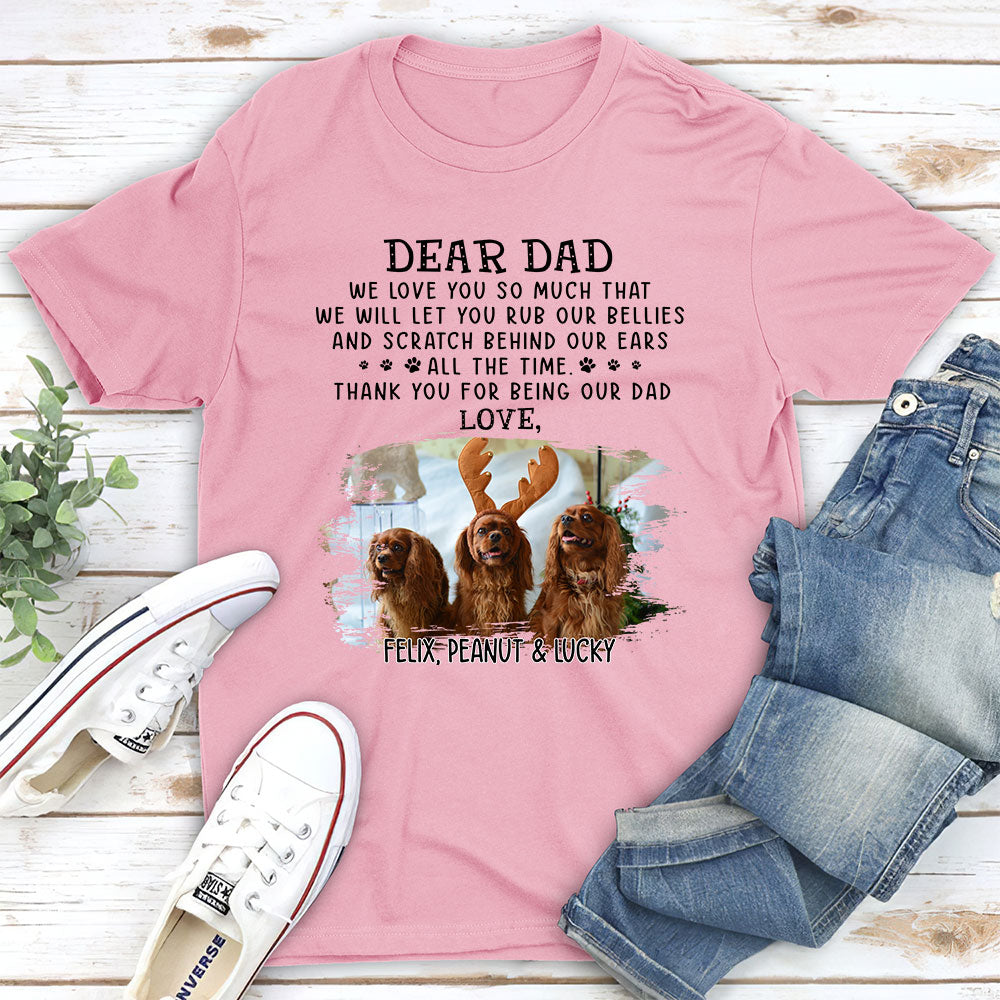 Personalized Custom Unisex 'Love So Much' Pet Photo T-shirt