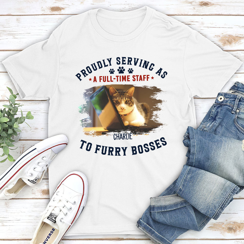 My Furry Boss - Customizable Unisex Personalized T-shirt for Pet Lovers