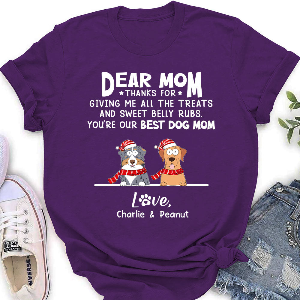 Sweet Belly Rubs - Customizable Personalized Women's Pet Lover T-shirt