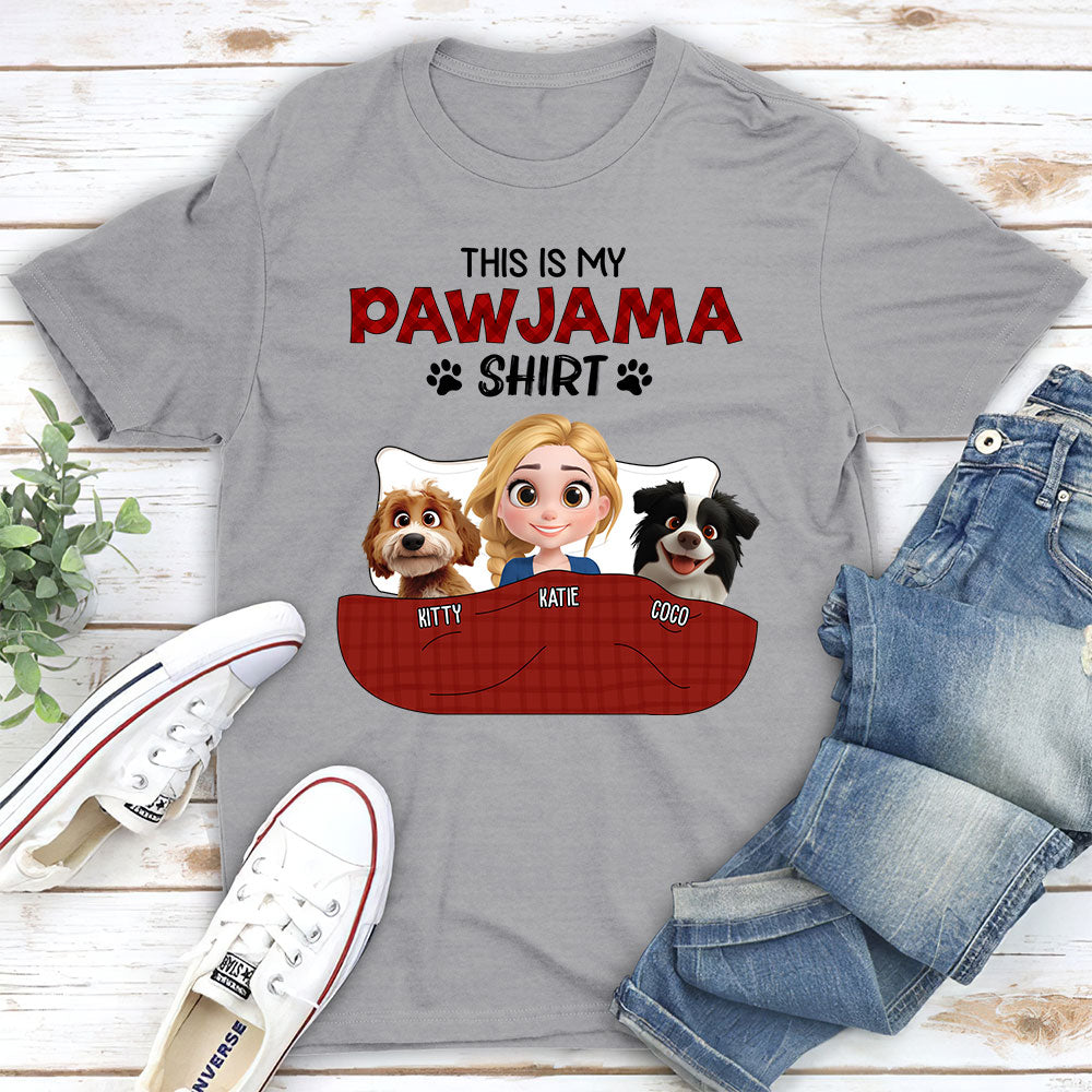 New Style Pawjama Personalized Custom Unisex T-Shirt - Ideal for Pet Lovers
