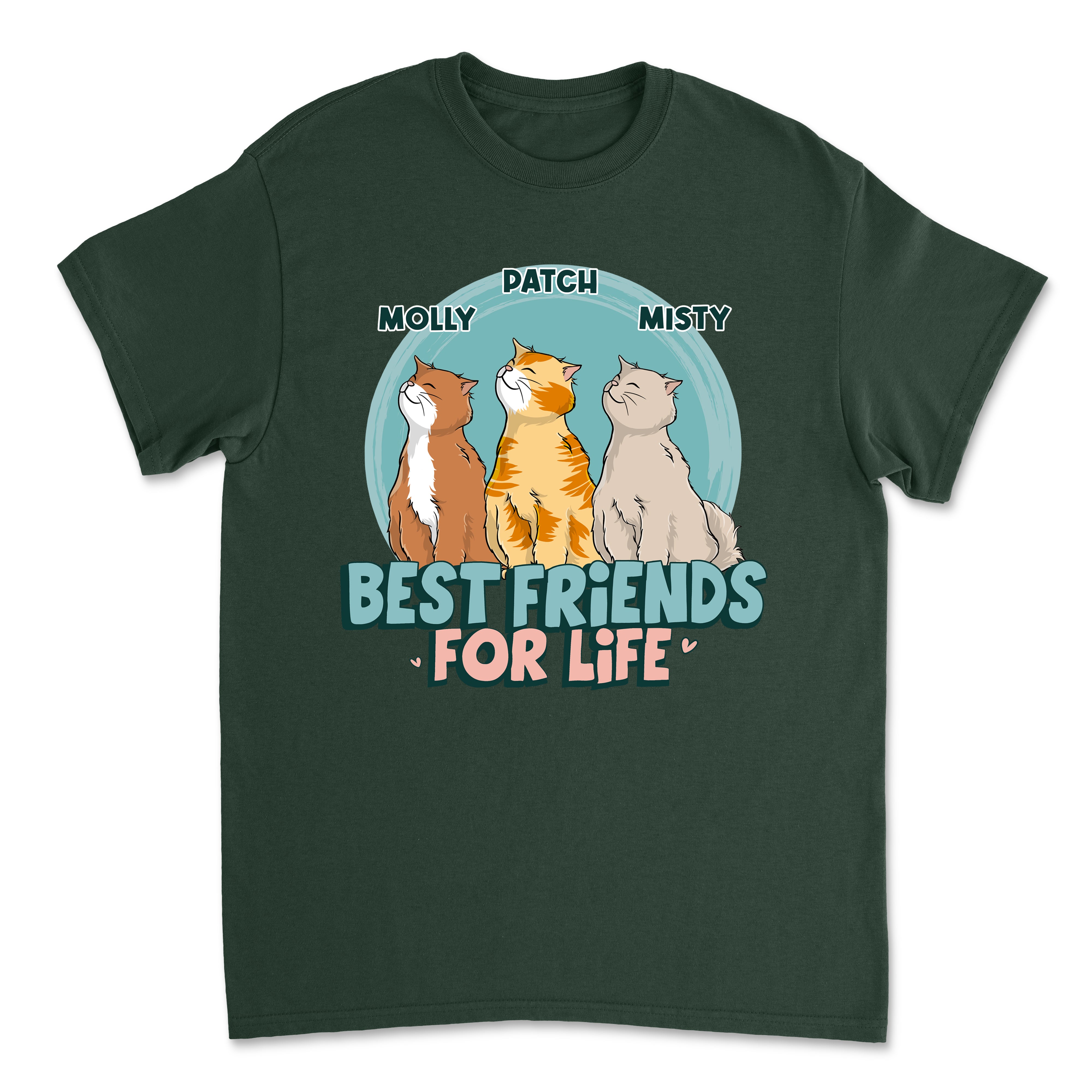 Customizable Unisex Best Friends Personalized T - shirt for Pet Lovers