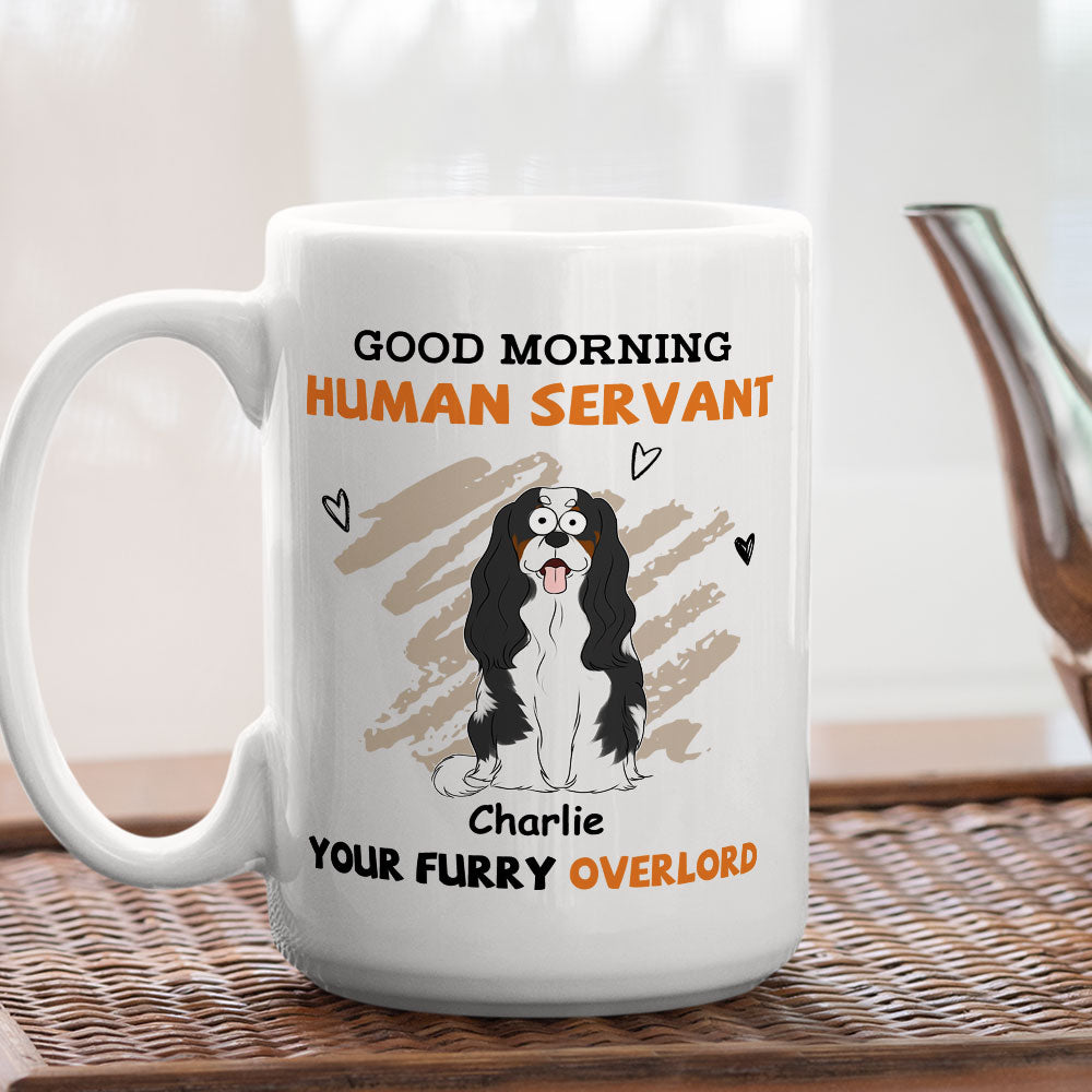 Good Morning Version 2 - Customized Personalized Coffee Mug for Pet Lovers