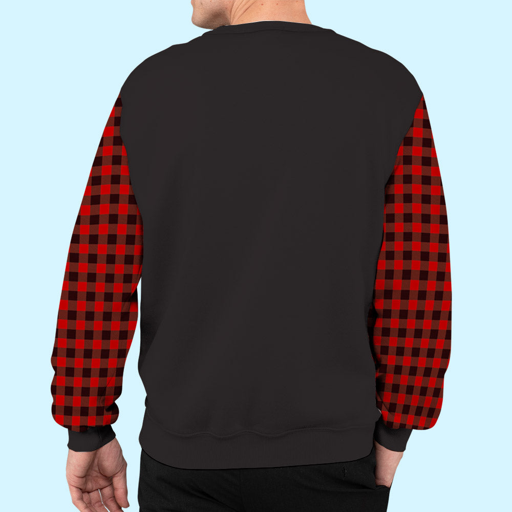 Personalized Paw Prints Heart All-Over Print Sweatshirt - Ideal Gift for Pet Lovers