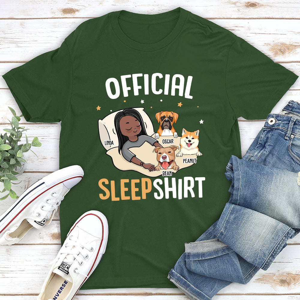 Personalized Unisex Sleep T-shirt - Ideal Gift for Pet Lovers