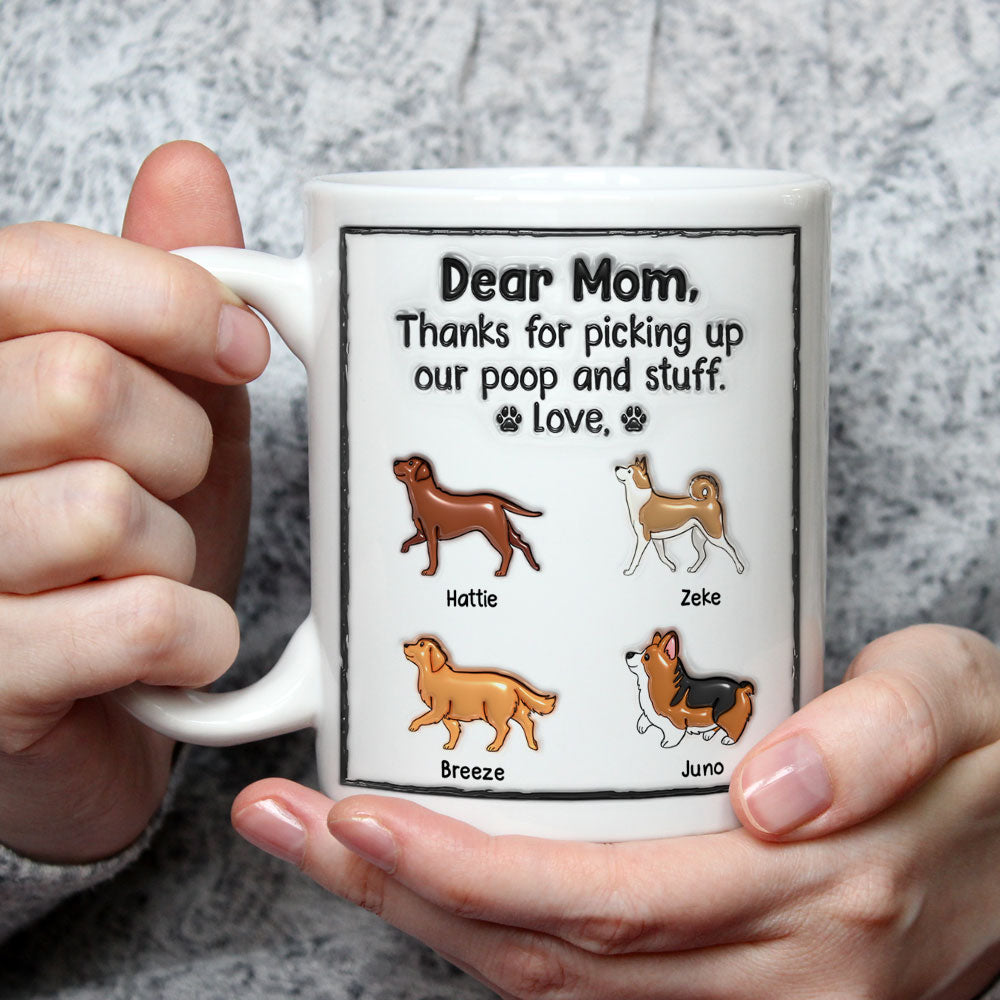 Love And Licks - Customizable 3D Inflated Personalized Ceramic Mug