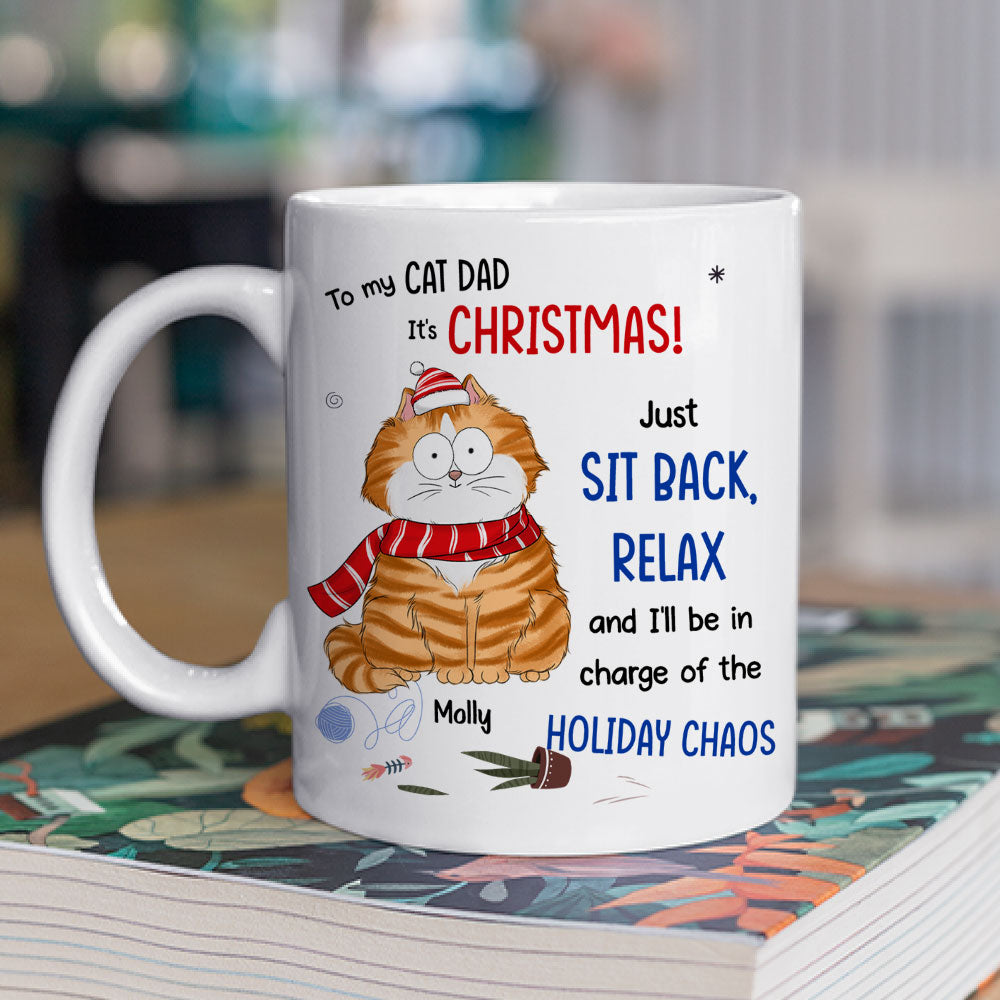 Personalized Custom Coffee Mug: Let Your Cat Rule the Chaos