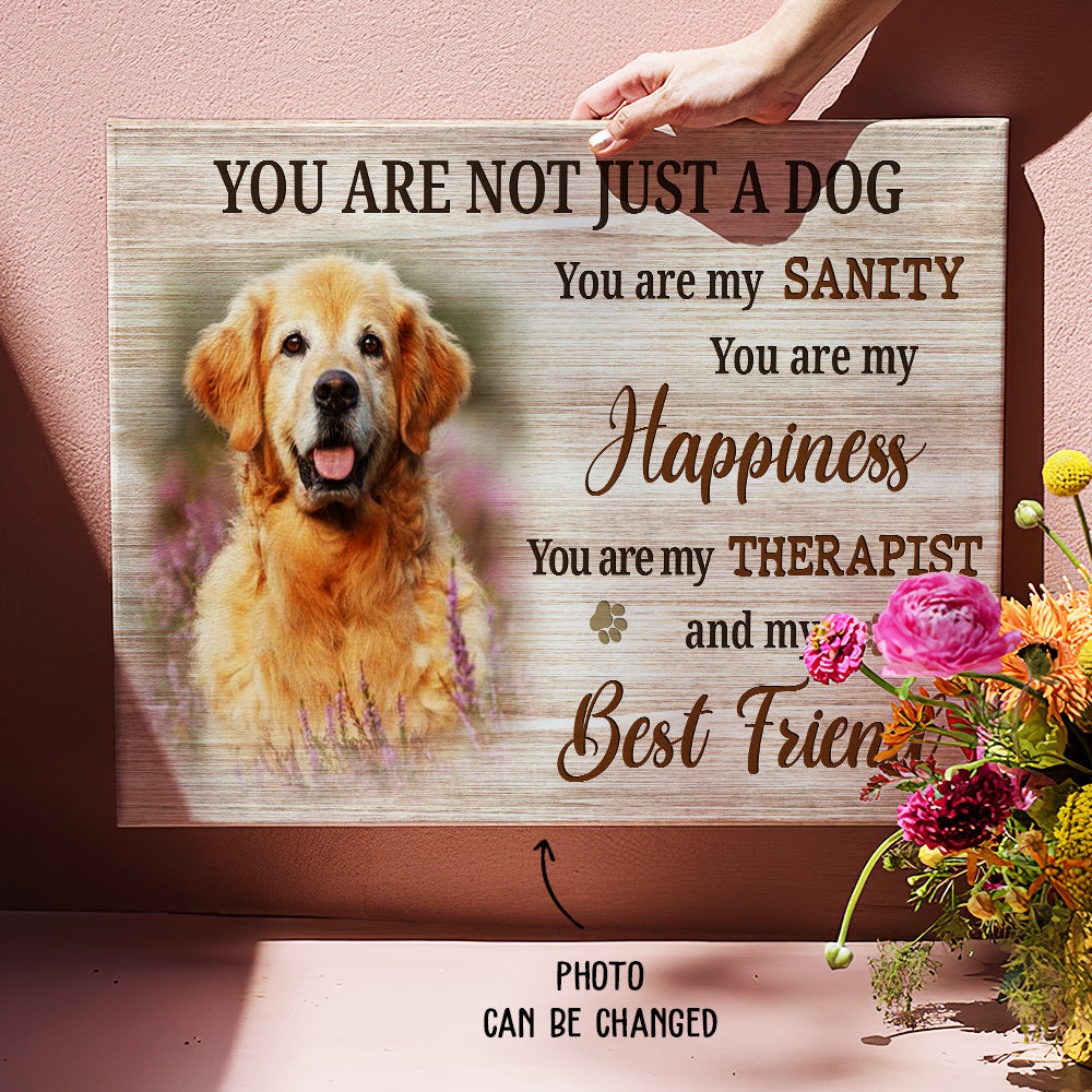 My Best Friend - Personalized Custom Pet Photo Canvas Print for Unforgettable Memories