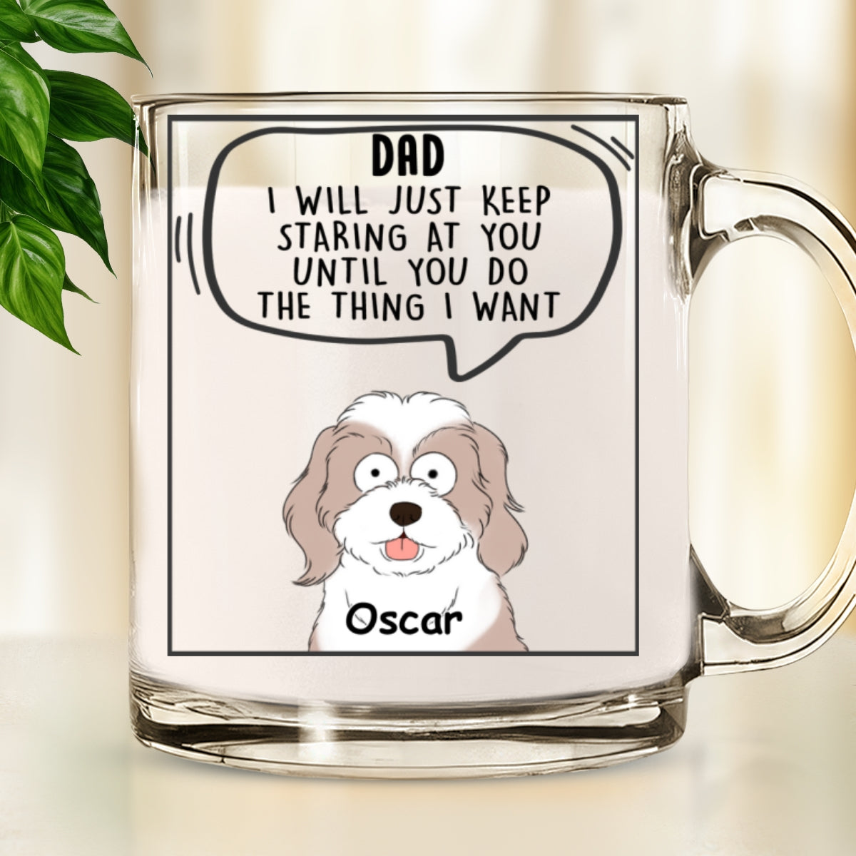 Personalized Custom Glass Mug - Make Every Sip Unforgettable