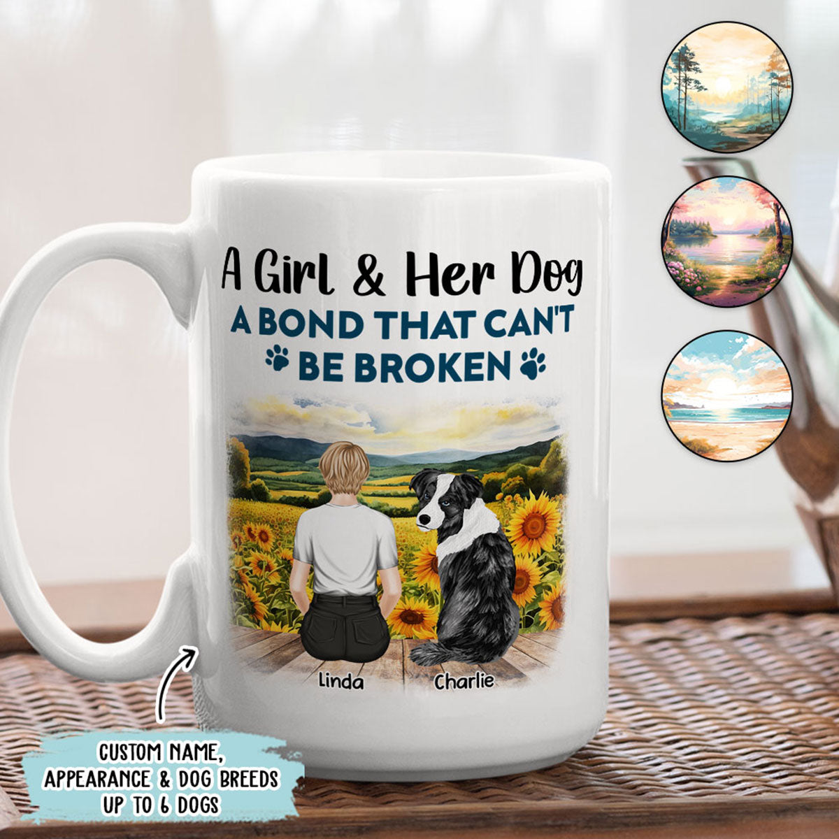Unbreakable Personalized Custom Coffee Mug - Ideal Gift for Pet Lovers