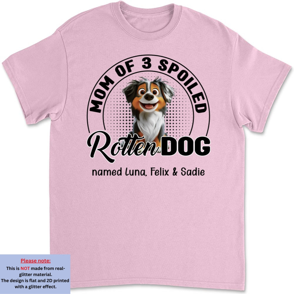 Adorable Customizable Unisex Dog Chibi Cartoon Personalized T-Shirt for Pet Lovers