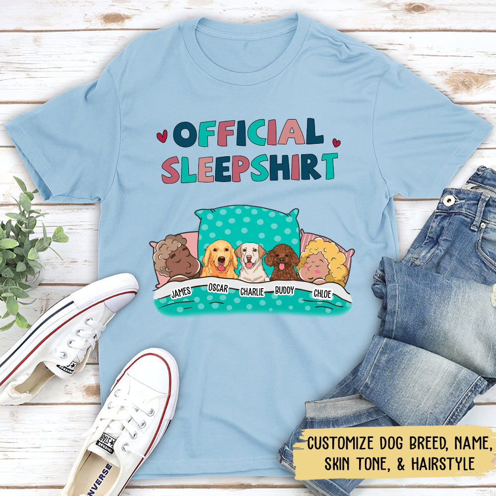 Personalized Custom Unisex Pet Sleepshirt for Couples - Ideal Gift for Pet Lovers