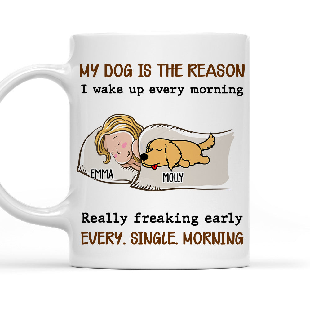 Personalized 'My Pet Is The Reason' Custom Coffee Mug - Ideal Gift for Pet Lovers