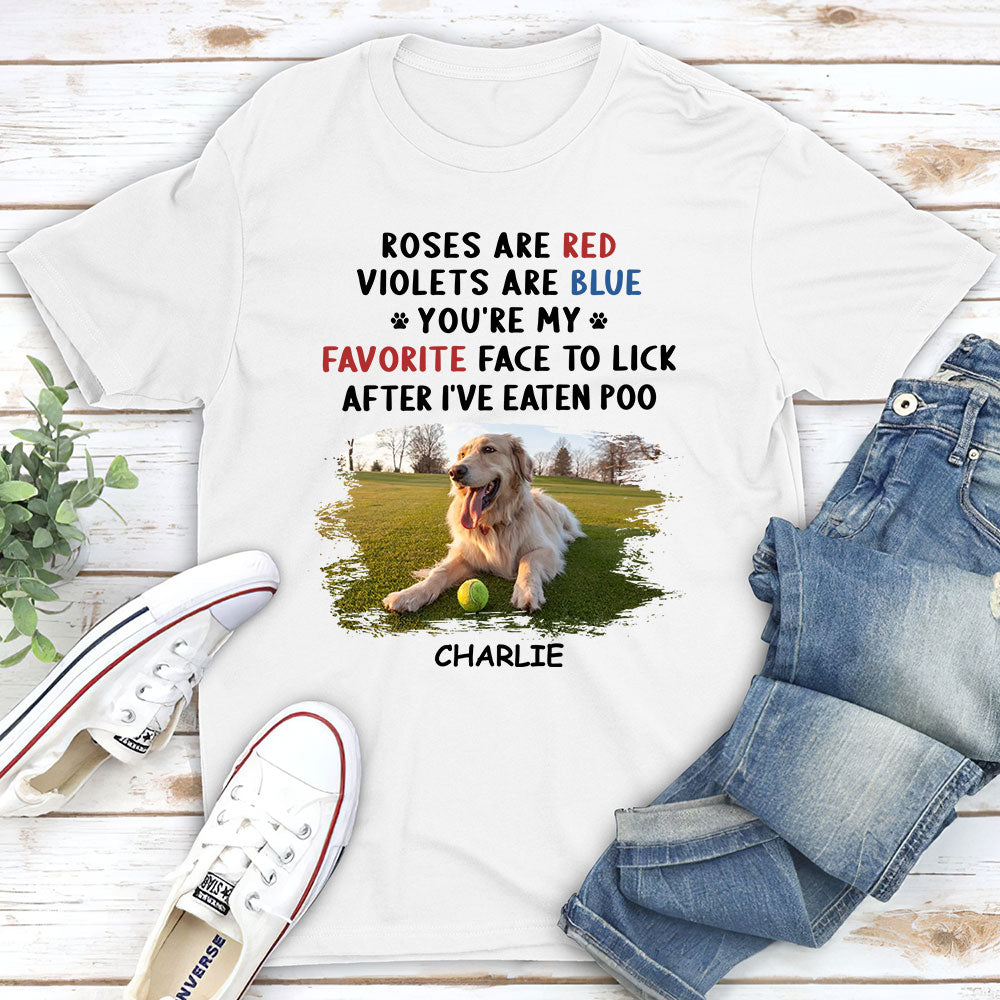 Personalized Custom Unisex 'Eaten Poo' T-shirt - Ideal Gift for Pet Lovers