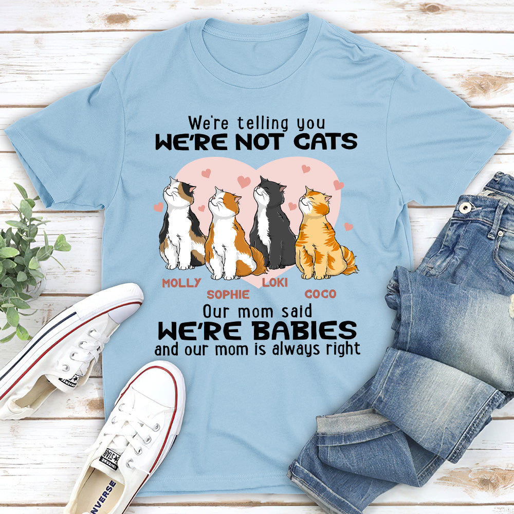 Unique Personalized Unisex 'Not A Cat' T-shirt for Pet Lovers