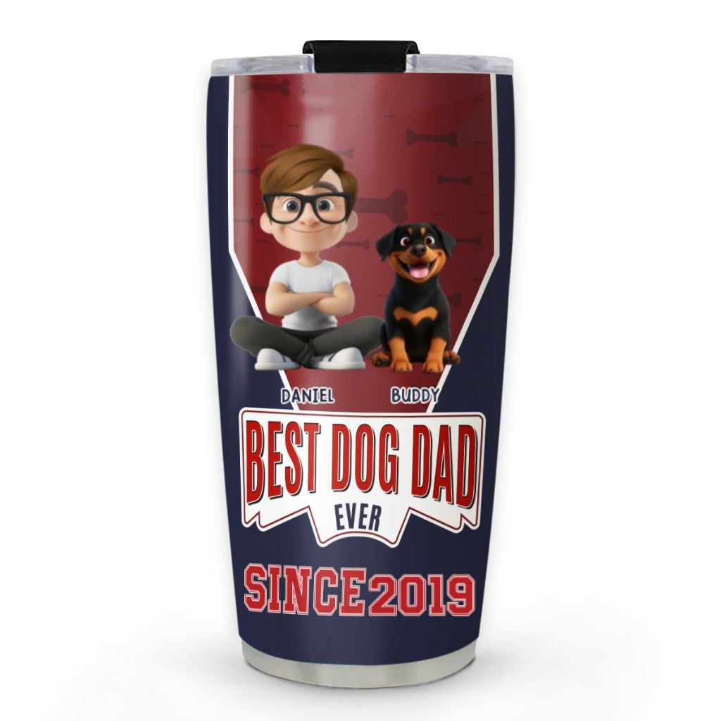 Top-Rated Personalized Custom Tumbler for the Best Dog Dads