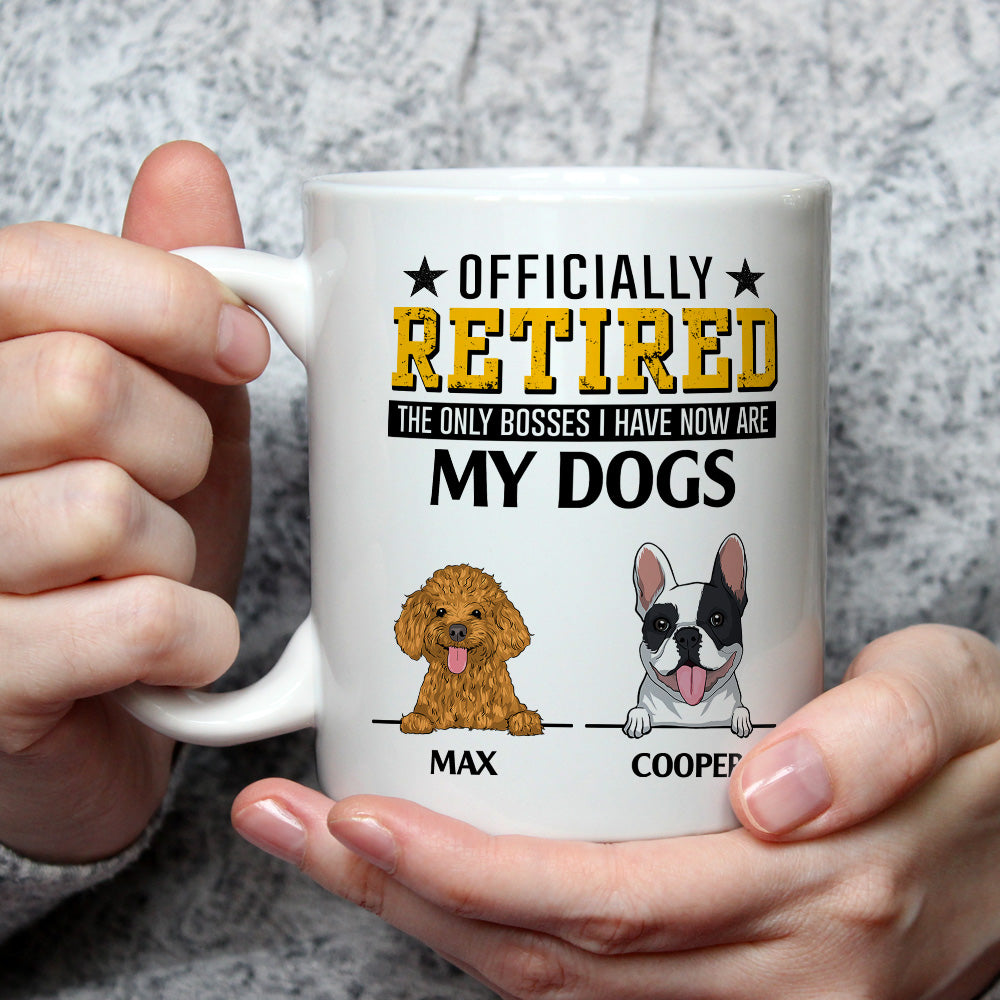 Officially Retired - Customizable Personalized Coffee Mug for Pet Lovers