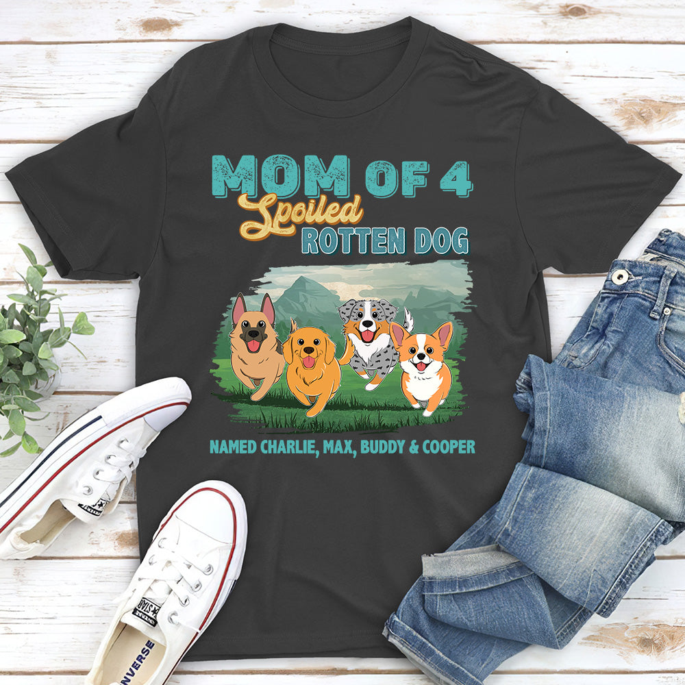 Customizable Unisex T-shirt for Proud Dads of Spoiled Dogs