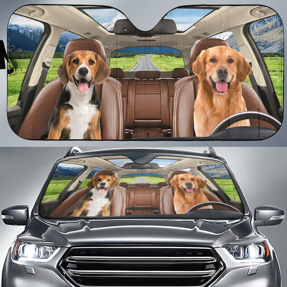 Customized Pet Photo Personalized Car Sunshade - Ideal Gift for Pet Lovers