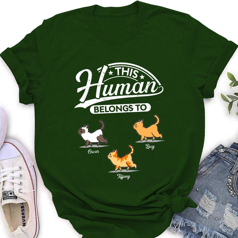 Personalized Cat Lover Women's T-shirt - Unique Gift for Pet Enthusiasts