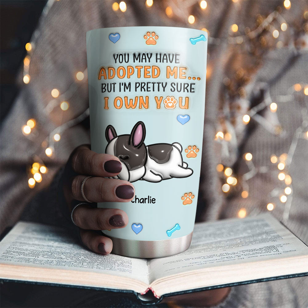Adopted Me - Unique Personalized 3D Inflated Effect Stainless Steel Tumbler