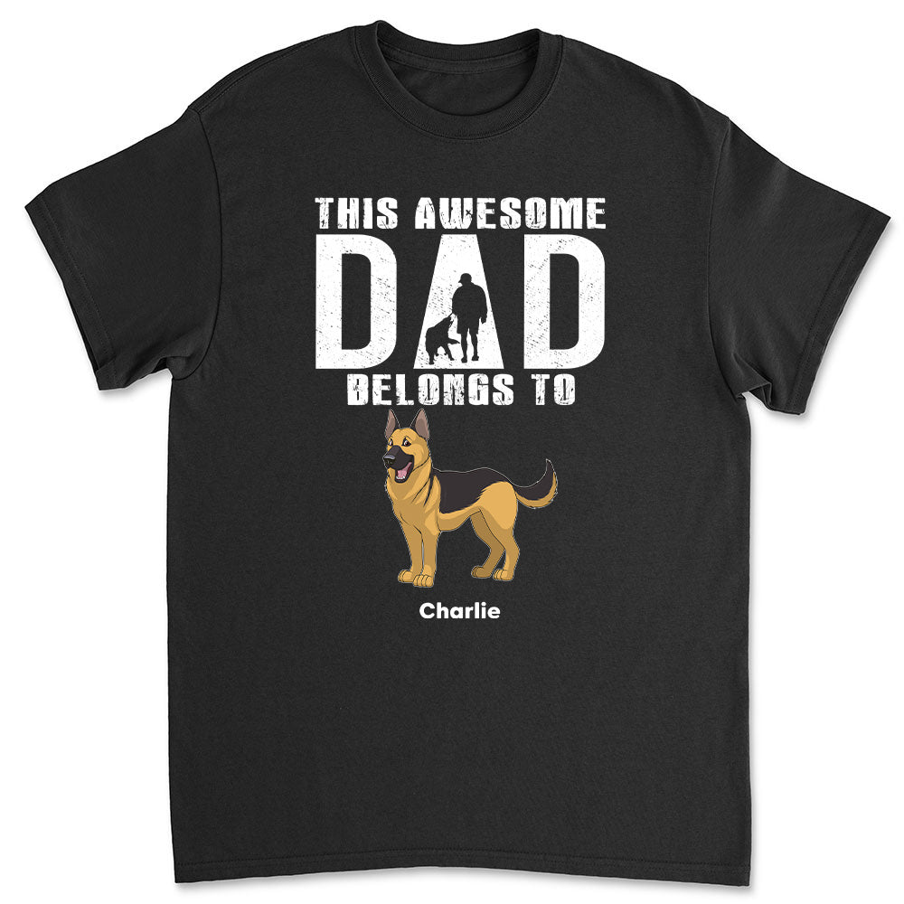 Personalized Custom Unisex T-shirt - Ideal Gift for Pet - Loving Dads