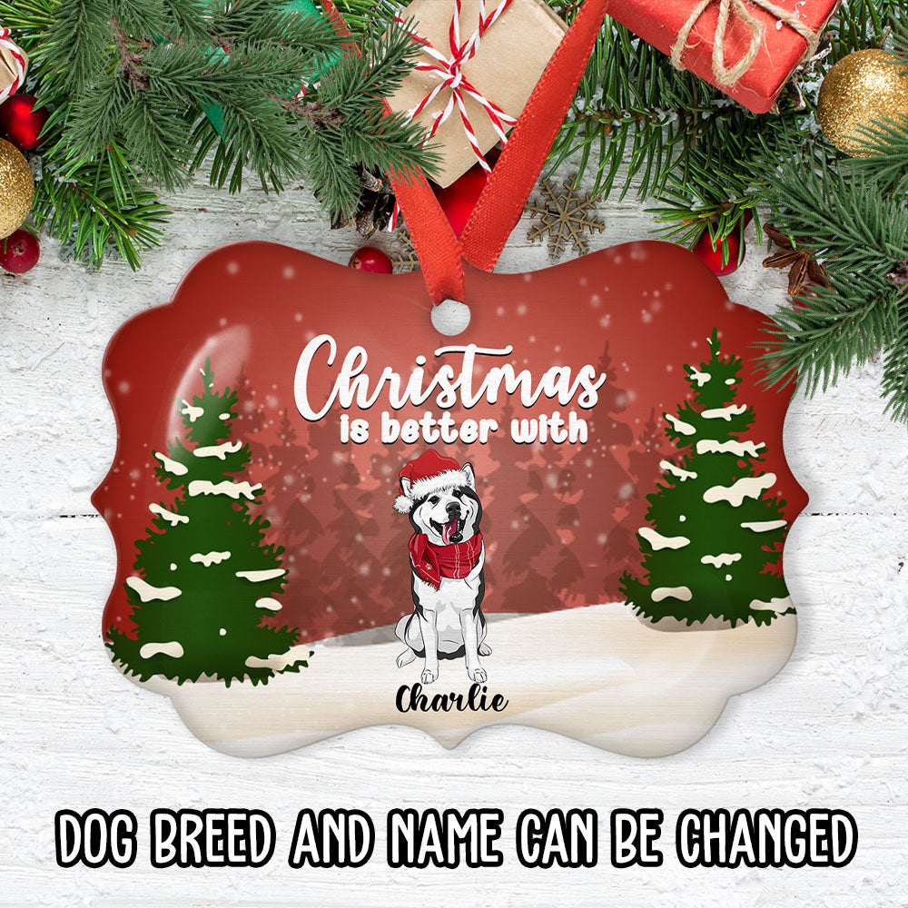 Unique Personalized Custom Aluminum Christmas Ornament for Pet Lovers