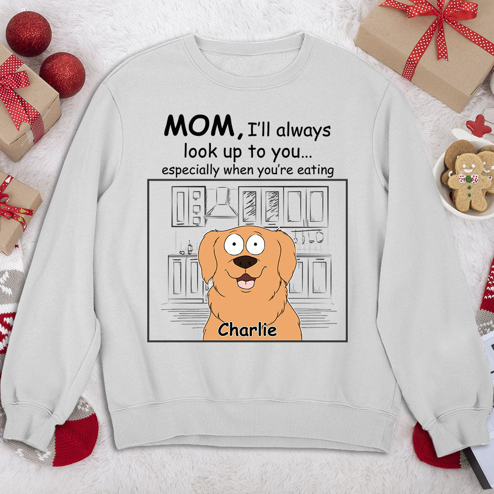 Always Look Up - Customizable Personalized Sweatshirt for Pet Lovers