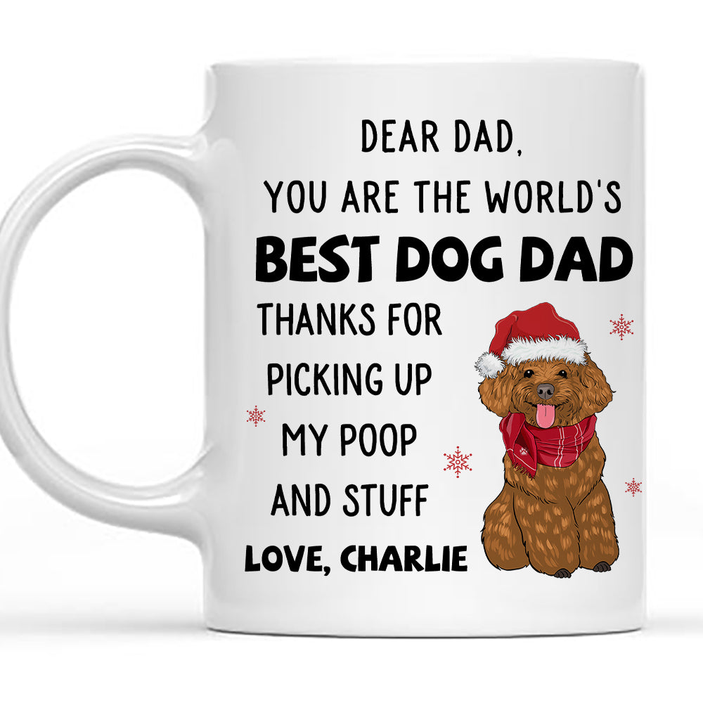 Personalized Thank You Dad/Mom Custom Coffee Mug - Ideal Gift for Pet Lovers