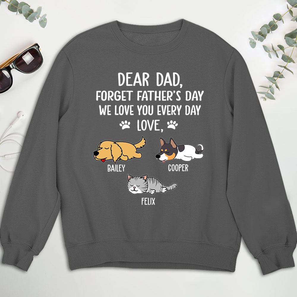 Love You Every Day - Customizable Personalized Sweatshirt for Pet Lovers
